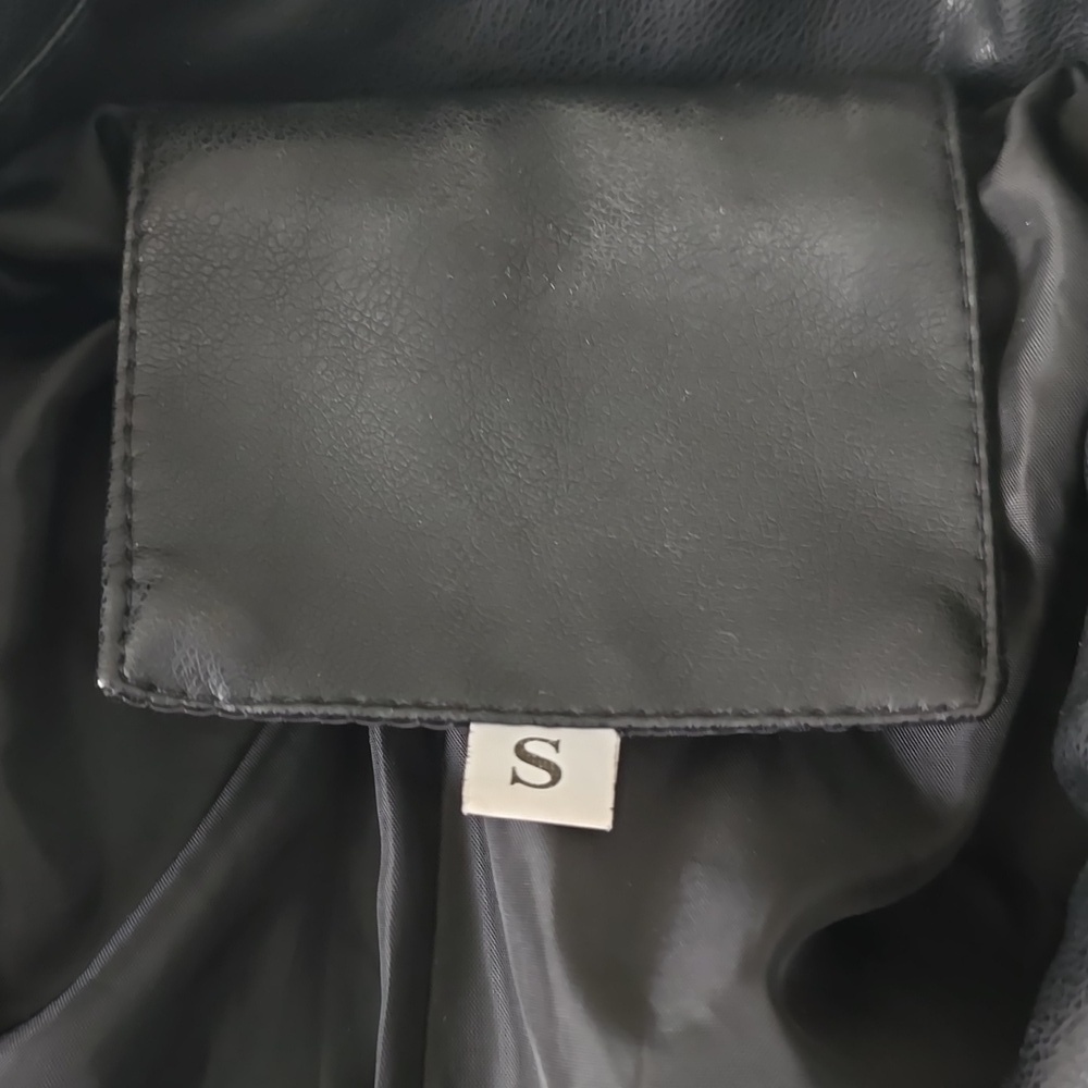 Shein Faux Leather Jacket - Picture 6 of 10